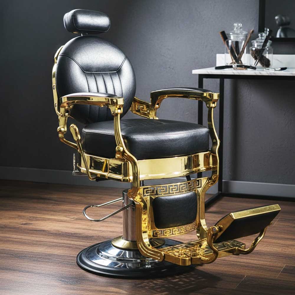 Kenzo Vintage Barber Chair (Gold)