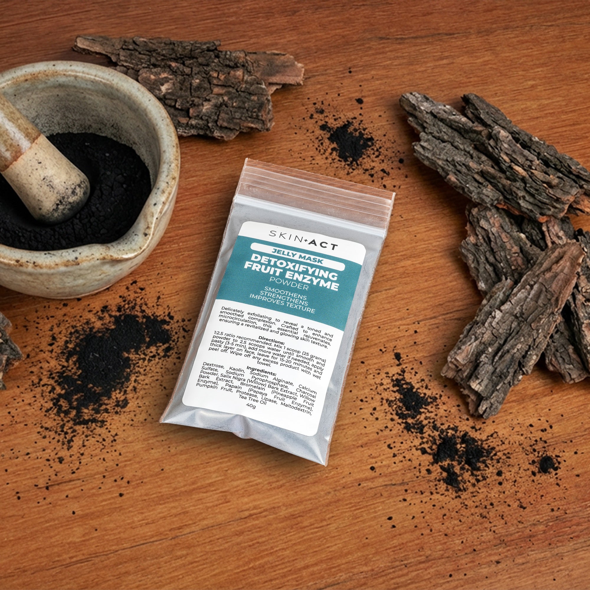 Detoxifying Fruit Enzyme Jelly Mask Powder, 40g (3 Pack)