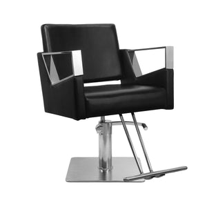 Black Solid T Shape Stainless Steel Square Base