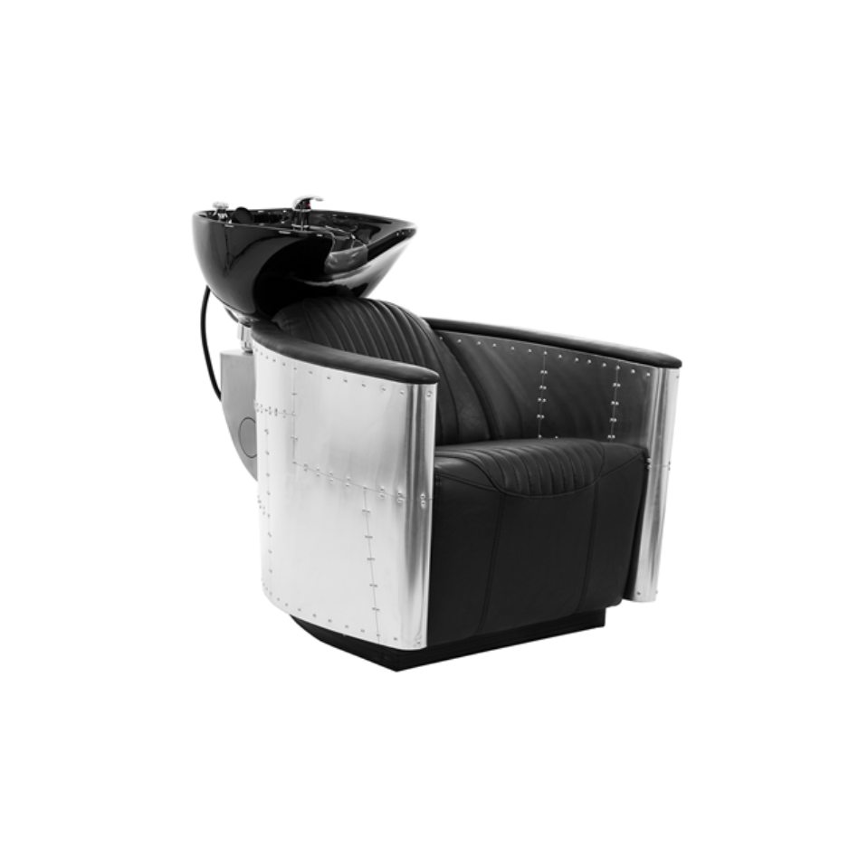Aviator Vintage Aluminum Shampoo Chair