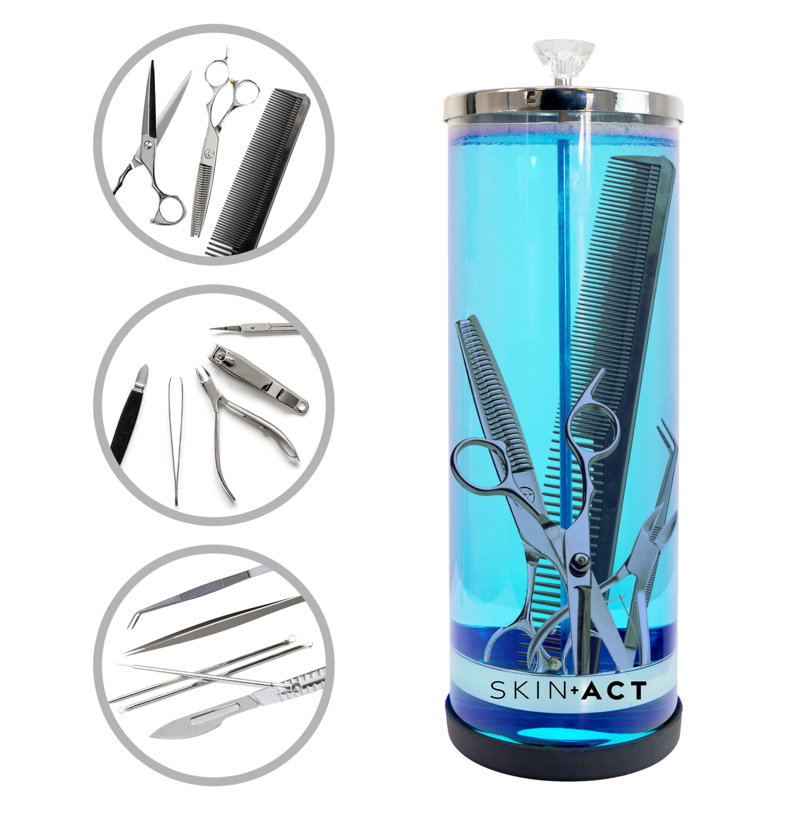 Large Sterilizing/Disinfectant Jar