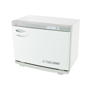 White UV Skincare 24 Piece Hot Towel Cabinet With Sterilizer on a white background