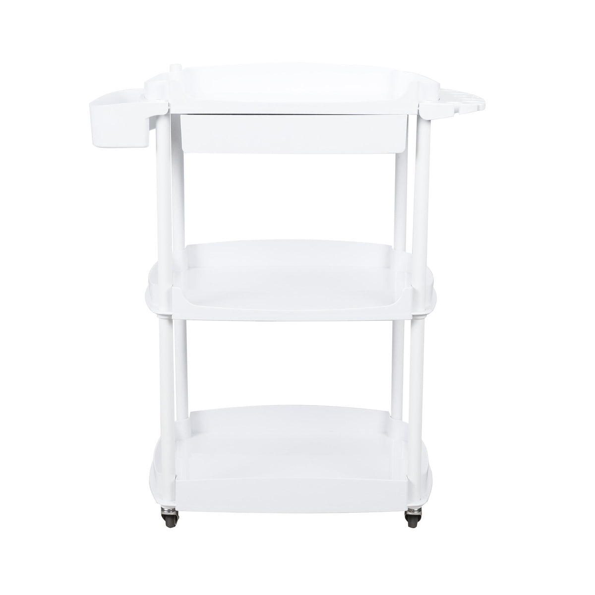 3-Shelf Spa Utility Cart with Drawer & Mag Lamp Holder