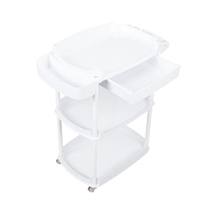 3-Shelf Spa Utility Cart with Drawer & Mag Lamp Holder